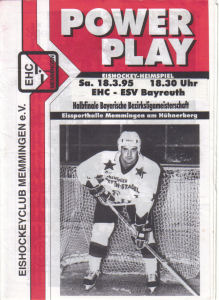 Stadionheft EHC Memmingen